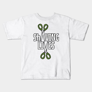 ShAVING LIVES 2024 logo Kids T-Shirt